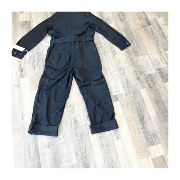 Pilcro "The Lonnie" Cuffed Crop Jumpsuit | Size L | Utility Style One-Piece - Picture 9 of 15